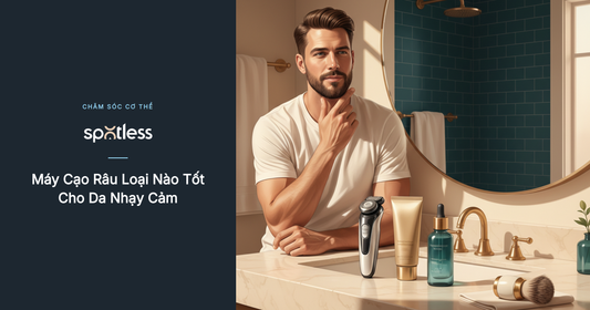 Máy cạo râu loại nào tốt cho da nhạy cảm? Kinh nghiệm xương máu sau 3 năm test