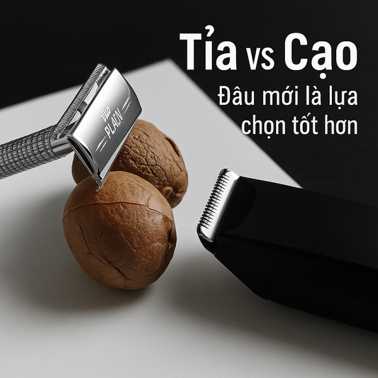 Tỉa vs Cạo, Đâu mới là lựa chọn tốt hơn